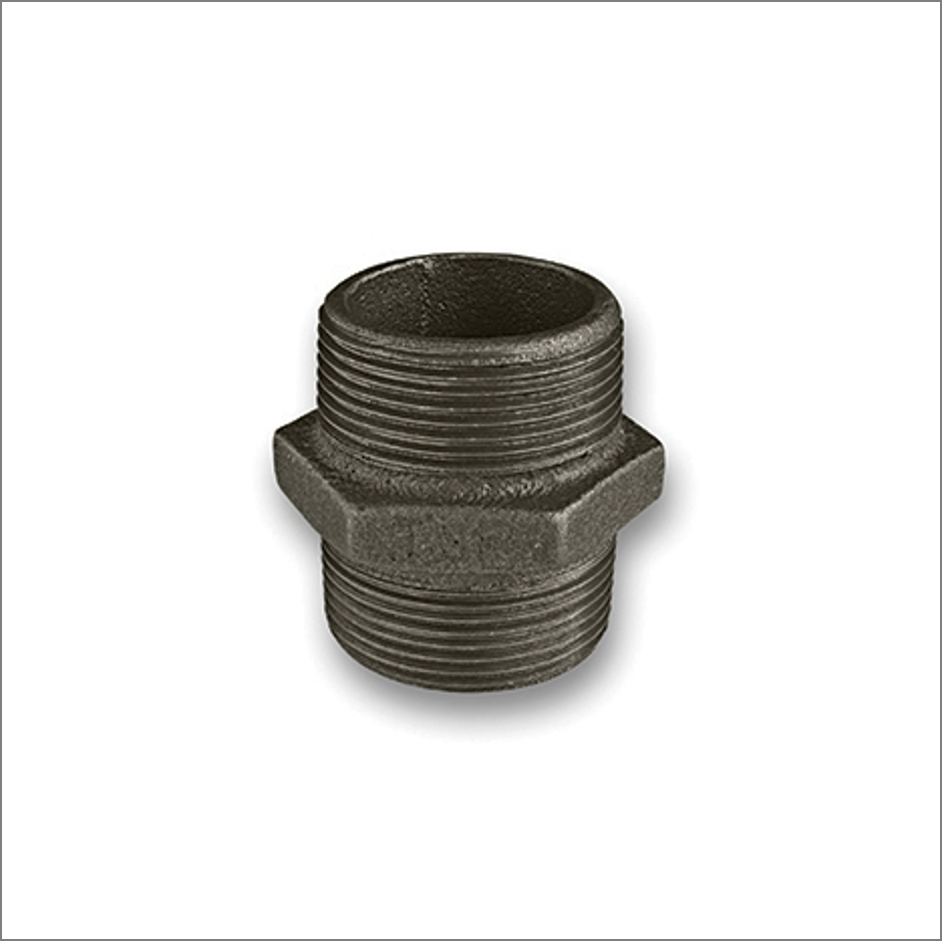 1 BSP Black iron Back Nut Black Malleable Iron Pipe Fitting 