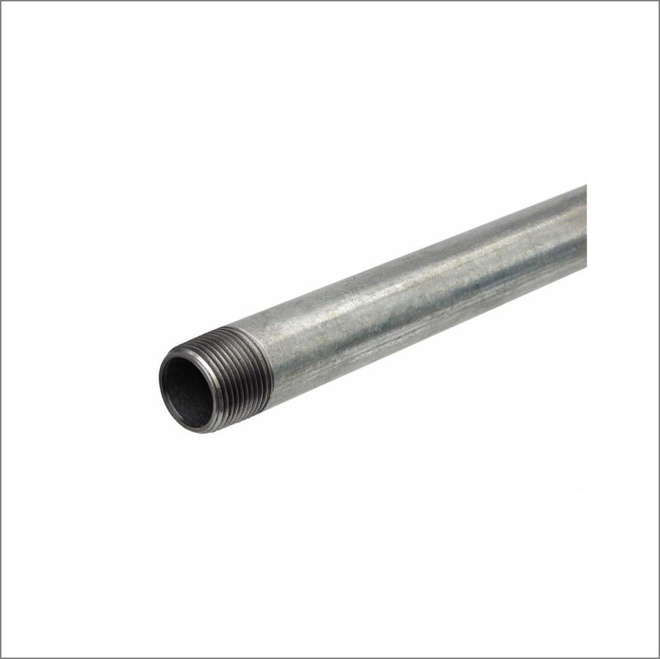 EN1025 pipe/tube 1/2" Galvanised Malleable Iron threaded pipe 2" BS1387 