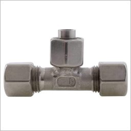 Adjustable-Standpipe-Branch-Tee-Single-Ferrule-Compression-316-Stainless-Steel
