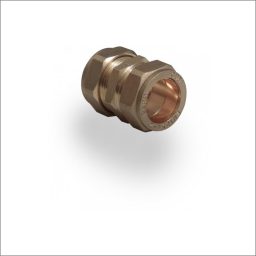 8mm  x 1/4" Male Iron Bent Compression WRAS Approved Brass Fittings 