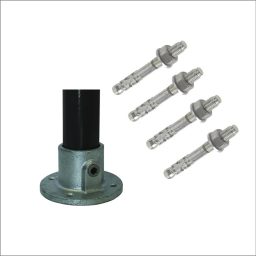Wall-Plate-Flange-With-Bolts