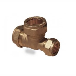 One-End-Reducing-Tee-Brass-Compression-Fitting