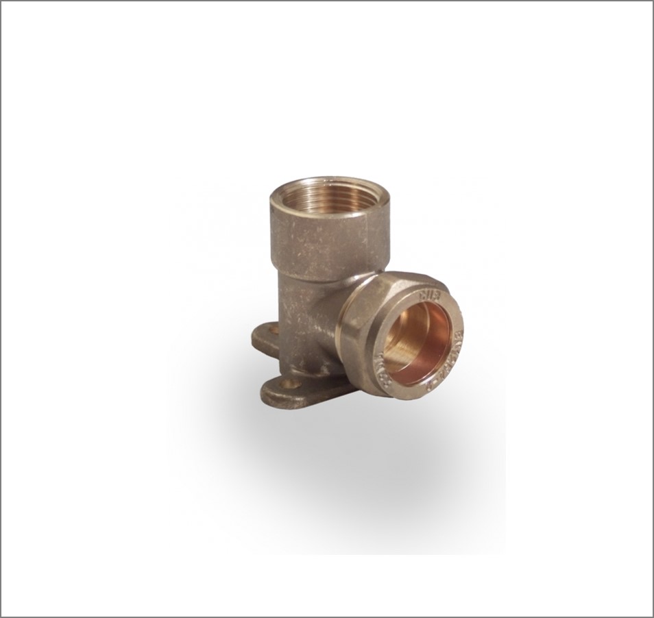 Wall-Plate-Elbow-Brass-Compression-Fitting