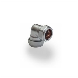 90-Degree-Elbow-Chrome-Compression-Fitting