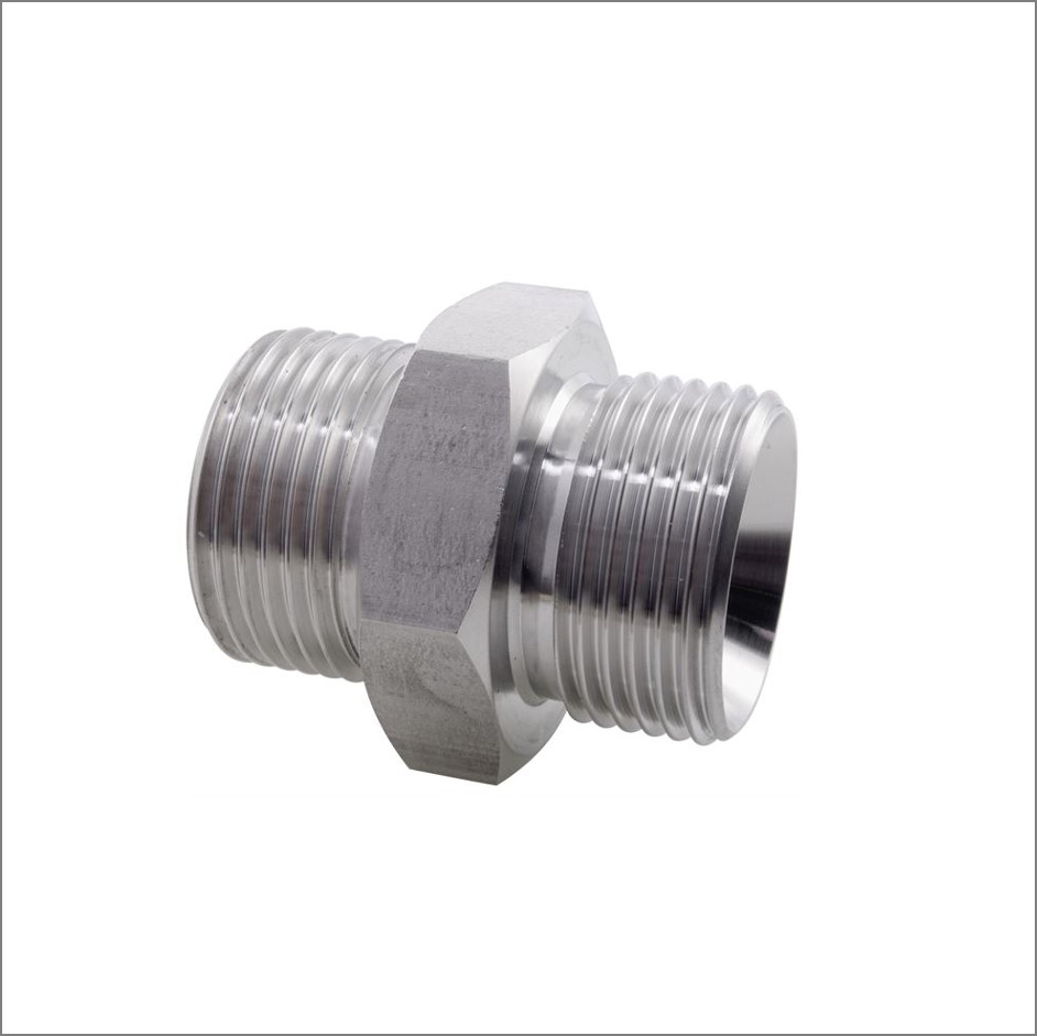 3" BSP Hexagon Nipple 316 Stainless Steel 150LB Pipe Fitting
