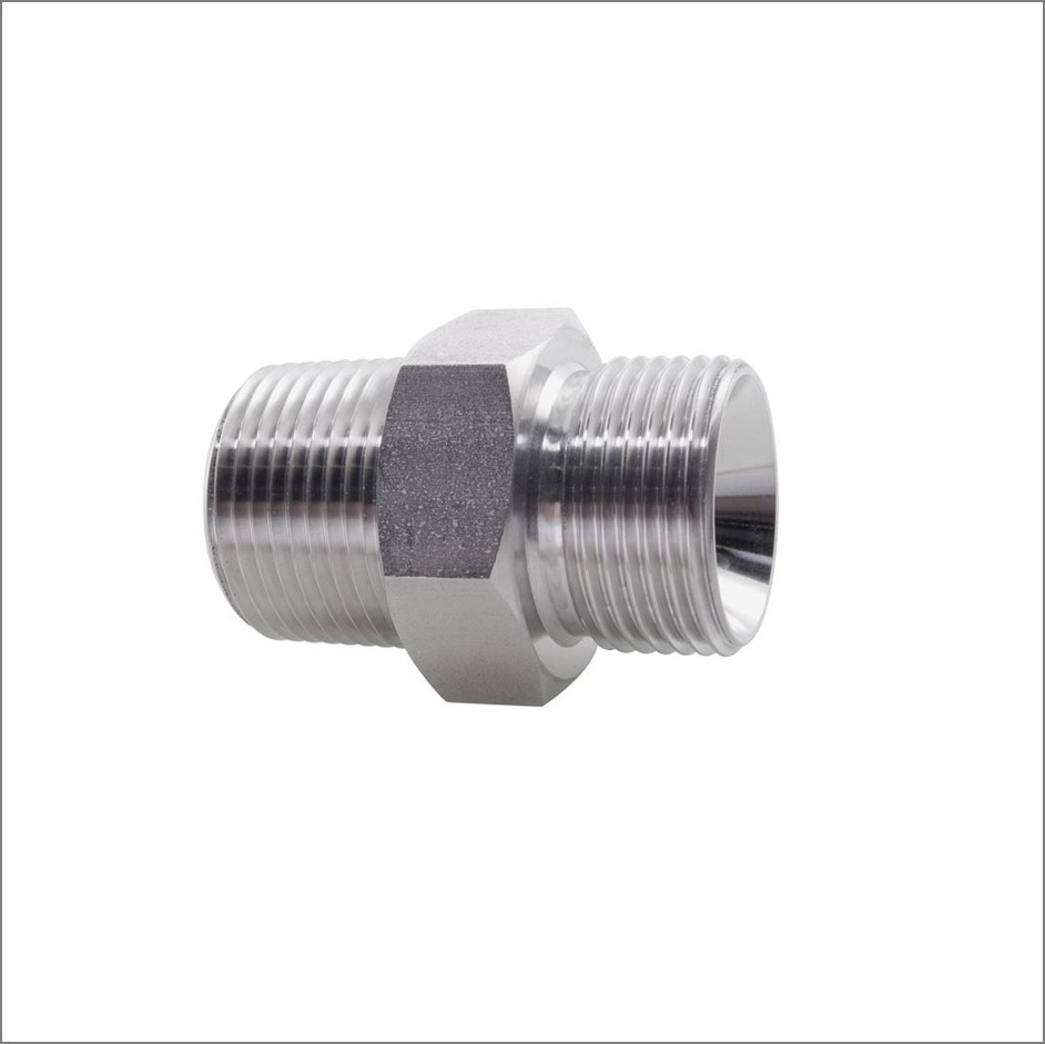 Threaded BSP Sizes 1/8" to 2" Stainless Steel 316 Equal Nipple 
