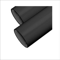 BLACK/SELF COLOUR STEEL PIPE up to 900mm THREADED BOTH ENDS