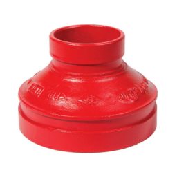 Grooved-Pipe-Fitting-Concentric-Reducer-Red
