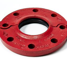 Grooved-Pipe-Fitting-Grooved-Flange-Adaptor-Red