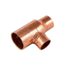 One-End-and-Branch-Reducing-Tee-Copper-End-Feed-Fitting
